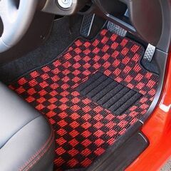 MH34S ワゴンR/スティングレー チェック柄 フロアマット ...