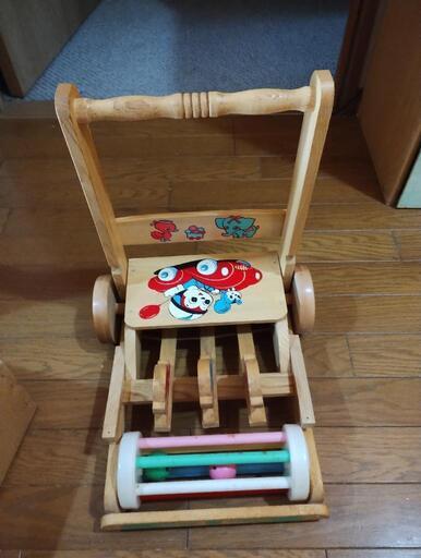 レトロな手押し車♡