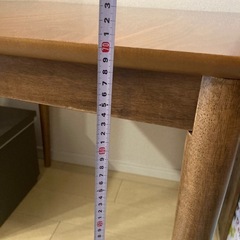 こたつテーブル！高さあり！椅子使用！
の画像