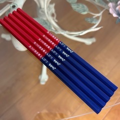 添削用　赤青色鉛筆　トンボ　Tombow 6本セット