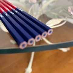 添削用　赤青色鉛筆　トンボ　Tombow 6本セットの画像