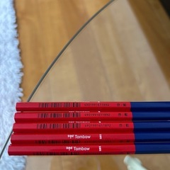 添削用　赤青色鉛筆　トンボ　Tombow 6本セットの画像