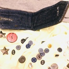 ボタン　セット　裁縫　リメイク　ビーズ　蜻蛉玉　スワロフスキー　鋲　釦　ぼたんの画像