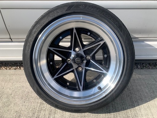 ハロースペシャル14インチ　エイトシックス4本タイヤ付　旧車