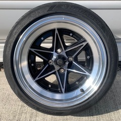 タイヤ付き 14インチ ホイール 4本 ハロースペシャル エイトシックス タイヤ付き 14インチ ホイール 4本セット ハロースペシャル