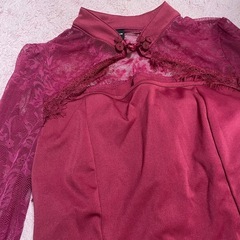 夜職 パーティー 👗 新品未使用　ワインレッド マーメイド ラウンジ　キャバの画像
