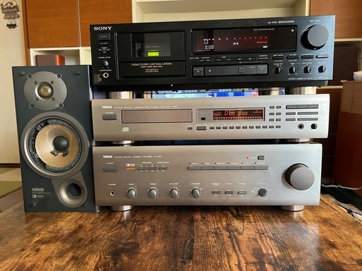 カセットデッキSONY 222ESG 他\nオーディオセット