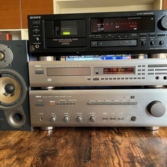 カセットデッキSONY 222ESG 他
オーディオセット 