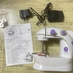 初心者 家庭用コンパクト ミシン　ジャンクの画像