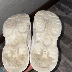 白　スニーカー　17cmの画像