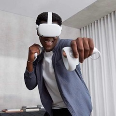 【早い者勝ち】Meta Quest 2 128GB | VRヘッドセット | PC VR ゴーグルの画像