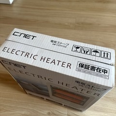 新品未使用 電気ストーブの画像