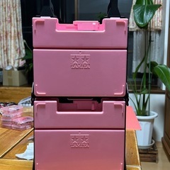 TAMIYA ミニ四駆収納ボックス 2段 ピンク