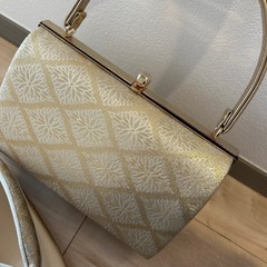 (菊菱)和装バッグ&草履セット　極美品の画像