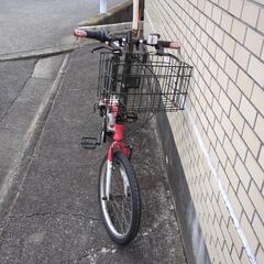 折りたたみ自転車の画像