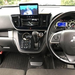 車検付き‼️ekスペースカスタム　ターボ　Bluetooth  ナビ　バックカメラ　デイズルークス　 の画像