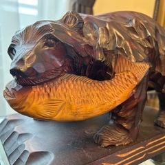 熊の置物の画像