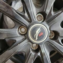 アルミホイール付き　夏用タイヤ　4本　バリ山の画像