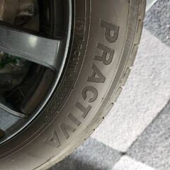 アルミホイール付き　夏用タイヤ　4本　バリ山の画像