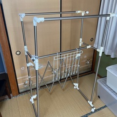 ハンガーラック　洗濯物干し　中古