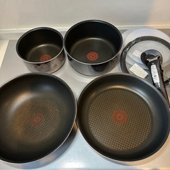 【ガス火専用】ティファール フライパン 鍋 セット