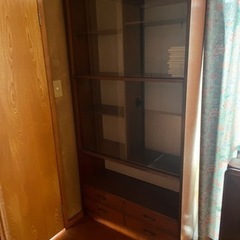 本棚　棚　昭和家具　レトロ棚