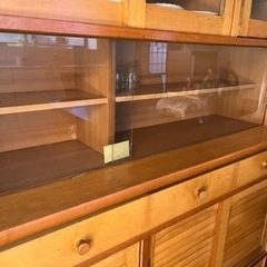 【7/12 9時受け取り限定価格】食器棚　棚　昭和家具の画像