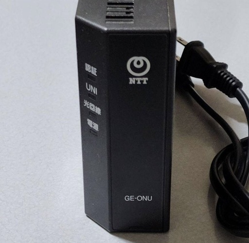 wifiモデム　 NTT光回線終端装置 GE-PON〈M〉F GE-PON-ONU タイプD