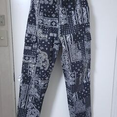 ペイズリーシェフパンツLの画像