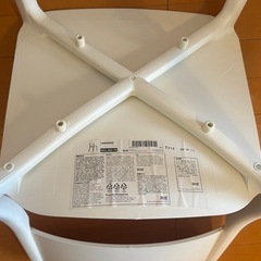 [無料] IKEA JANINGE ヤニンゲ チェア ホワイト 美品 の画像