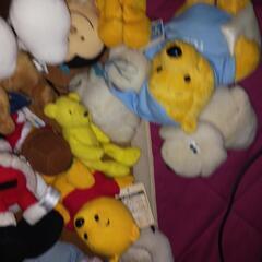 ディズニーキャラクターぬいぐるみたくさんの画像