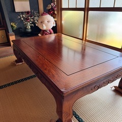 1/5まで‼️座敷机　しっかりした造りで重厚です。