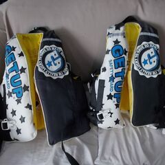 中古ジャンク扱い 子供用ライフジャケット ZIPATHON ジパソン L×1着、M×1着の画像