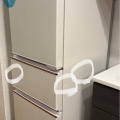 【良品】冷蔵庫　三菱　3ドア　大型冷蔵庫　MR-CX27D-W 272Lの画像
