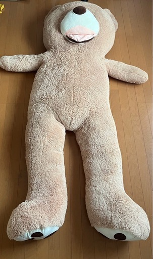 2メートル級の熊　ぬいぐるみ