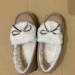 GU キッズモカシンシューズ 21cmの画像