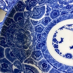 江戸古紋 陶芸　アンティーク　昭和レトロ　 和食器　蔵出し品　17枚セット 皿 なます皿の画像