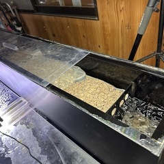 180cmアクリル水槽（４面黒)一式の画像