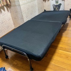 アイリスオーヤマ 折りたたみベッド シングル