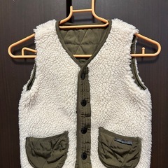 試着のみパタゴニア風FOキッズリバーシブルベスト　