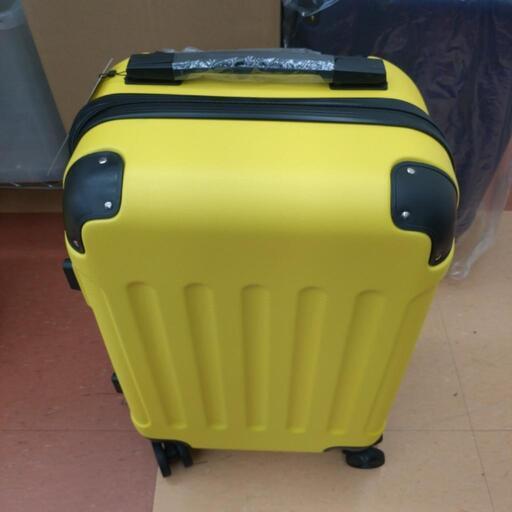 【新品】スーツケース キャリーバッグ Sサイズ(1〜3泊)機内持ち込み可 イエロー 未使用品