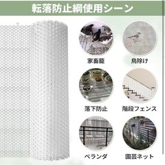 Thadavo転落防止ネット穴0.8cm*4M、8M の画像
