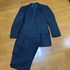 紳士用スーツグレーストライプ