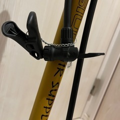 自転車　空気入れの画像