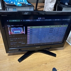 東芝のテレビ　レグザ32H1Sの画像