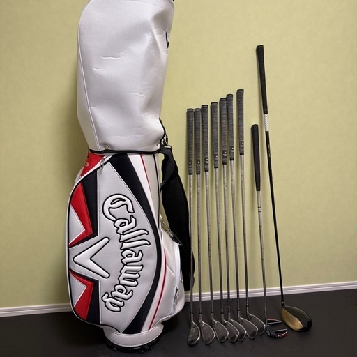 ゴルフ【左打ち】レフティー用クラブ＋キャディバッグセット