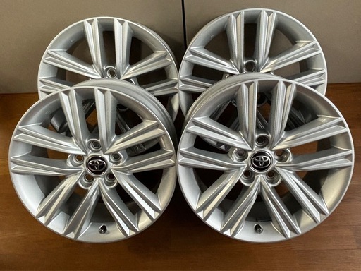 ③　TOYOTA純正　210系クラウンアスリート　17インチ　TOYOTA車流用可能　   純正ナット20個付き