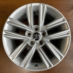 ③　TOYOTA純正　210系クラウンアスリート　17インチ　TOYOTA車流用可能　   純正ナット20個付きの画像