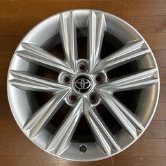 ③　TOYOTA純正　210系クラウンアスリート　17インチ　TOYOTA車流用可能　   純正ナット20個付きの画像