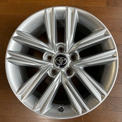 ③　TOYOTA純正　210系クラウンアスリート　17インチ　TOYOTA車流用可能　   純正ナット20個付きの画像